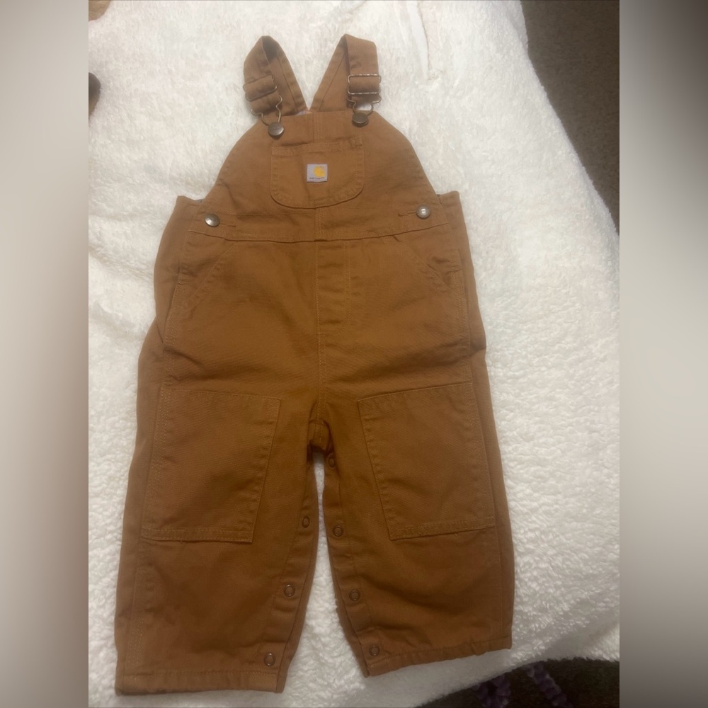 NWOT Kids Carhartt Bib Overalls Lined
